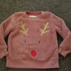 Girls Mini Boden Christmas Shirt